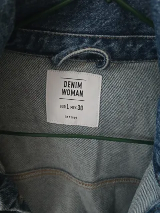 Chaqueta tejana azul