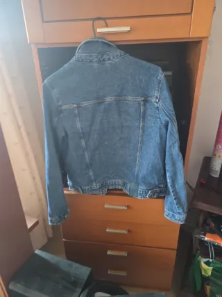 Chaqueta tejana azul