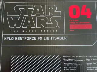 SABLE LASER KYLO REN FORCE FX THE BLACK SERIES
