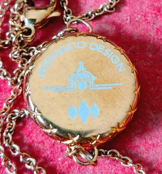 Collar largo Zeades oro rosa con cristales