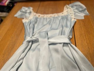 Vestido seda vintage 1920s encaje