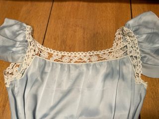 Vestido seda vintage 1920s encaje