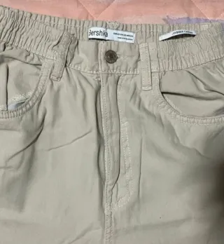 Pantaloni cargo jogger beige