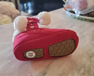 Stivaletti neonata invernali - Rosso - taglia 19