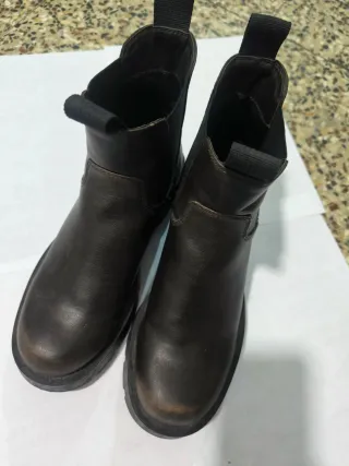 Botas Chelsea mujer/niña negras/marrones