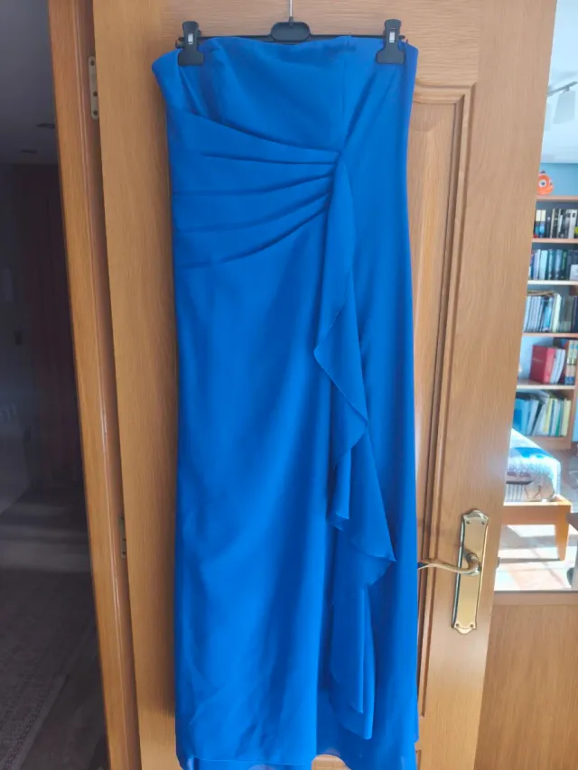 Vestido de fiesta azul talla 42