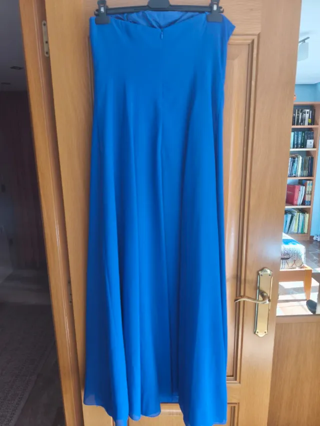 Vestido de fiesta azul talla 42