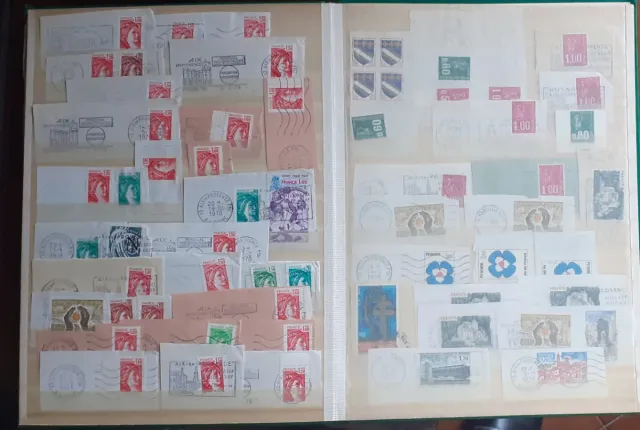 Album 700 francobolli nuovi/ usati Francia e altro