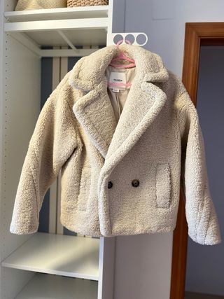 Chaqueta Teddy Pull&Bear Beige Talla S