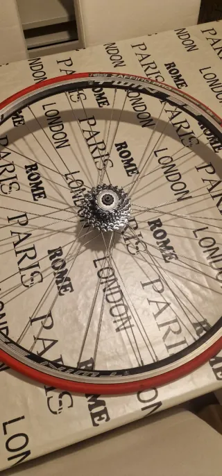 Mavic Aksium cassette Miche 10v cubierta Vittoria.