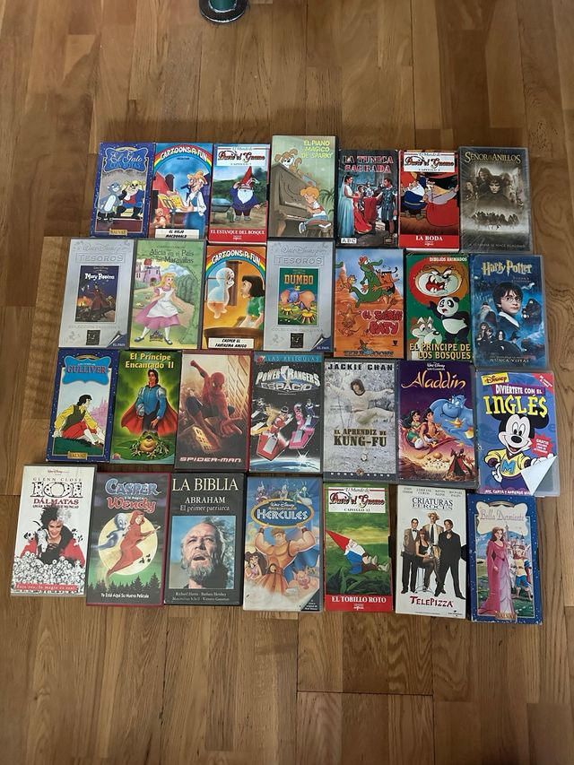 Lote 133 Películas VHS antiguas