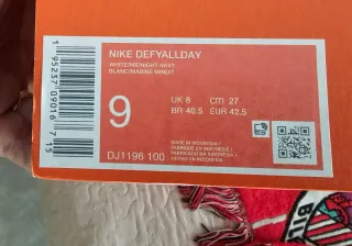 Nike Defyallday Talla 42.5 Azul/Blanco