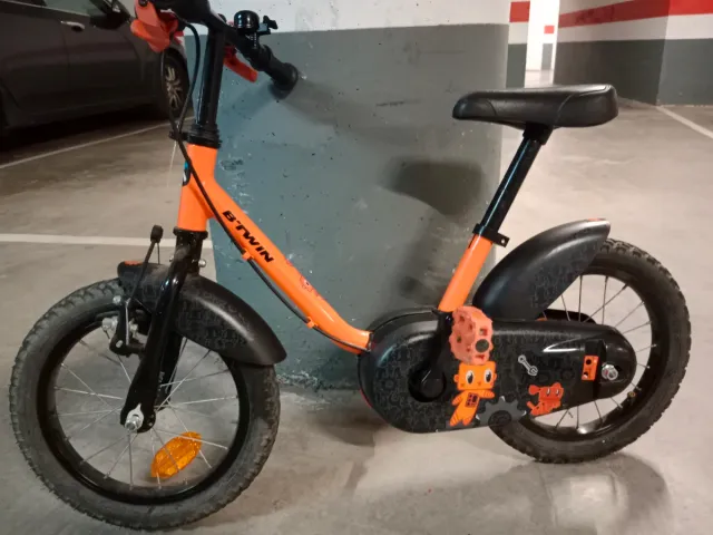 Bicicleta B Twin 14 con ruedines