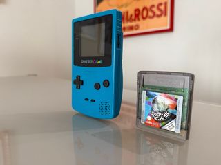 Nintendo Game Boy Color Blu teal + Cool Bricks
