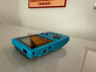 Nintendo Game Boy Color Blu teal + Cool Bricks