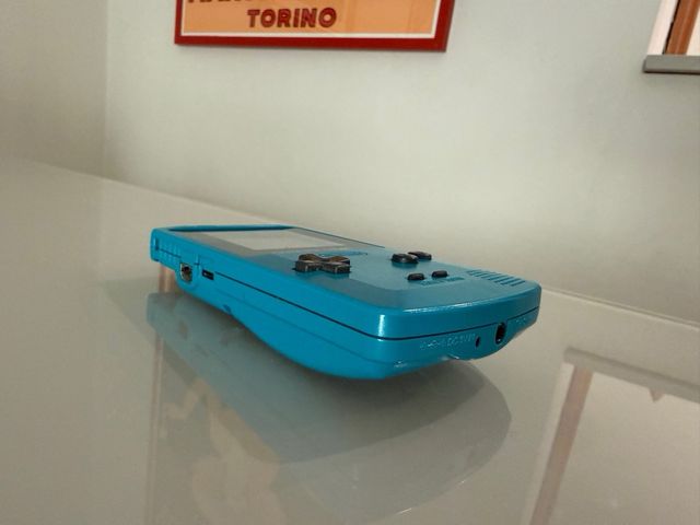 Nintendo Game Boy Color Blu teal + Cool Bricks