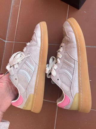Zapatillas Coolway Beige y Rosa