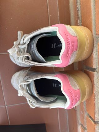 Zapatillas Coolway Beige y Rosa