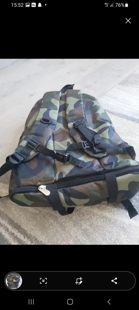 Mochila camuflaje