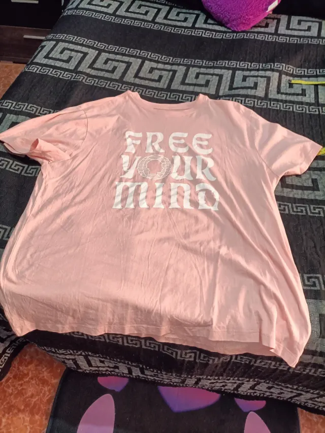 Camiseta rosa Primark XL