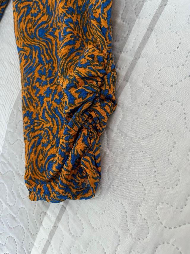 Vestido largo estampado talla S