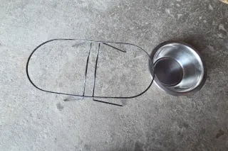 Set Ciotole Acciaio Inox con Supporto