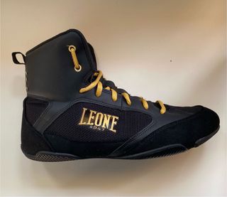 Zapatillas Boxeo Leone 1947 Negras Doradas