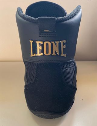 Zapatillas Boxeo Leone 1947 Negras Doradas