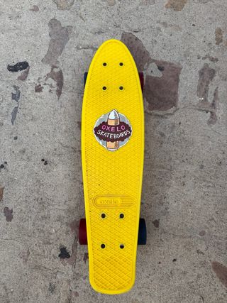 Monopatín Oxelo Amarillo Mini