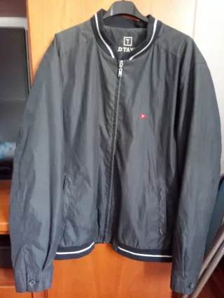 Chaqueta Bomber Old Taylor Negra Hombre