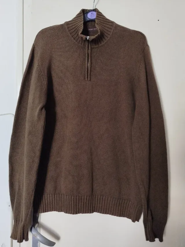 Jersey cuello alto cremallera M