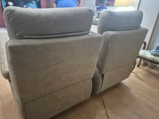 2 Poltrone Elettriche Beige