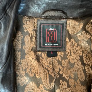 Abrigo de cuero marrón Redskins mujer