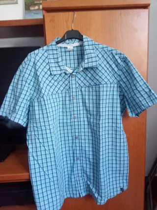 Camisa Quechua cuadros hombre