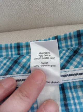 Camisa Quechua cuadros hombre