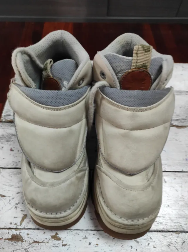 Botas plataforma ART beige/gris