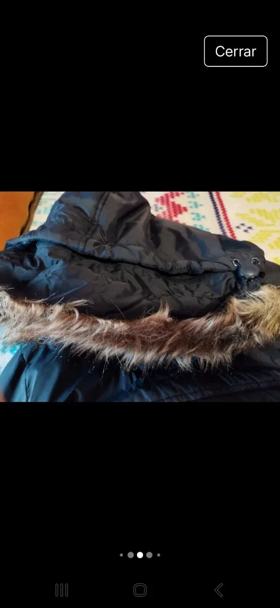 Chaquetón Geographical Norway Negro Niño