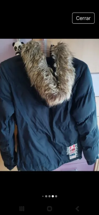 Chaquetón Geographical Norway Negro Niño