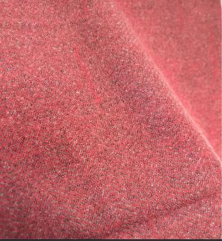 Sciarpa misto cashmere marrone e rossa