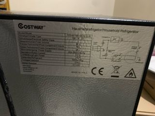 Piccolo frigorifero con congelatore Costway