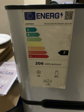 Piccolo frigorifero con congelatore Costway