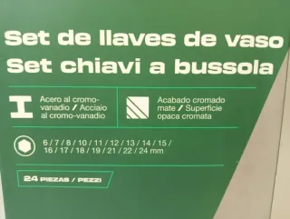 Set Llaves Carraca 3/8 PARKSIDE