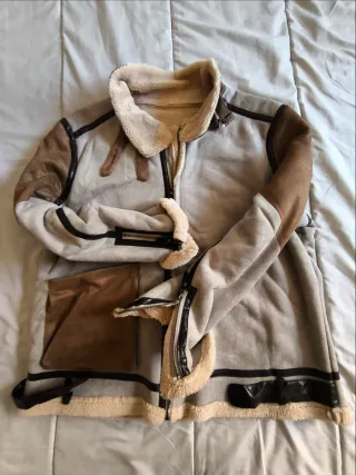 Chaquetón piel oveja invierno hombre