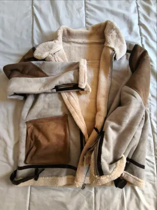 Chaquetón piel oveja invierno hombre