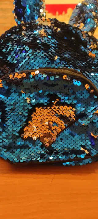 Zainetto coniglietto paillettes reversibili