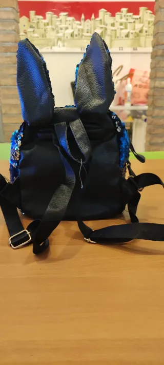 Zainetto coniglietto paillettes reversibili