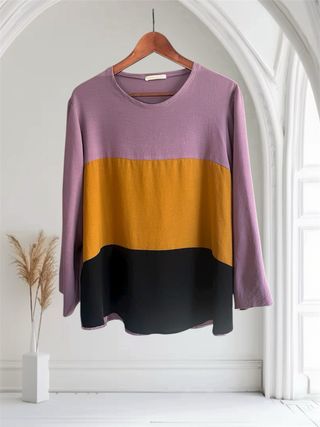 Blusa Floresmuñoz bloques color