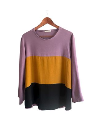 Blusa Floresmuñoz bloques color