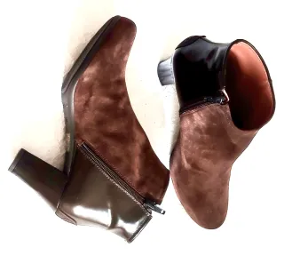 Botines de piel mujer