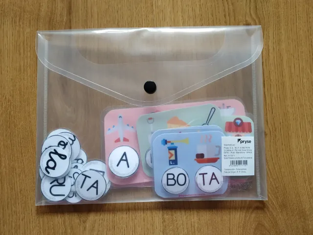 Juego conciencia fonológica sílabas y palabras